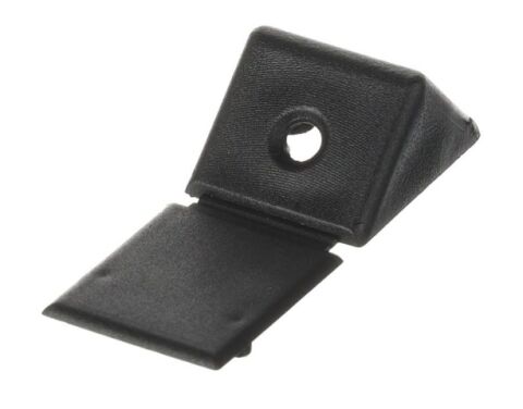 Úhelník (růžek) plastový malý, černý