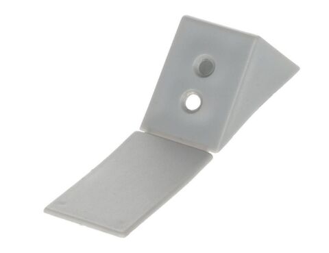 Úhelník (růžek) plastový velký, šedá