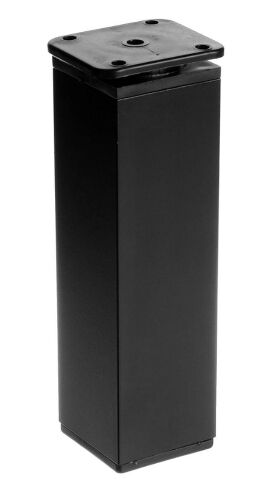 Nábytková noha H150, 40x40 mm, matná černá