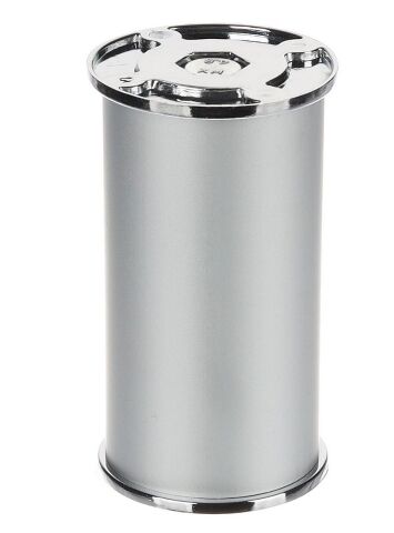 Noha nábytková kulatá, H100/D50, eloxovaný hliník