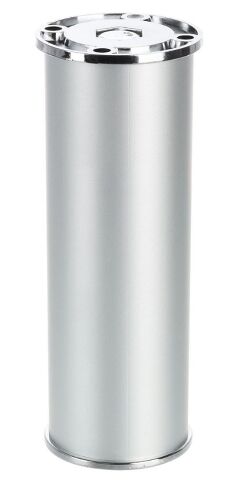 Noha nábytková kulatá, H150/D50, eloxovaný hliník
