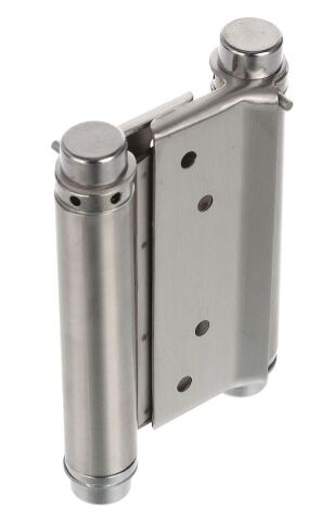 Dvojitý pružinový závěs (western), 100mm, nerezová ocel