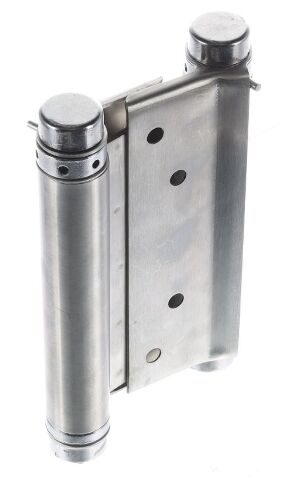 Dvojitý pružinový závěs (western), 125mm, nerezová ocel