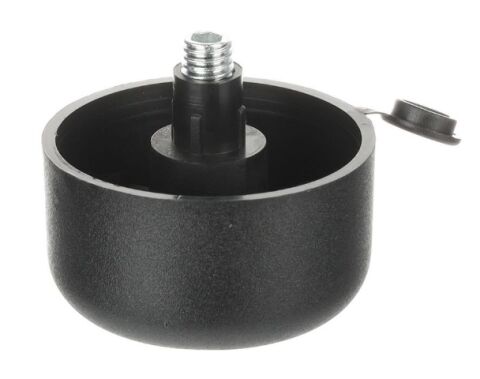 Nastavitelný kluzák D48/H25, černá