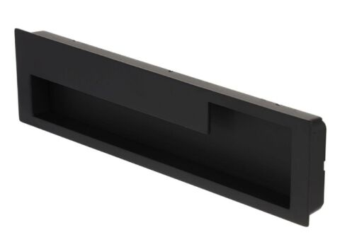 Úchytka XZ09 zápustná, levá, 192 mm, matná černá