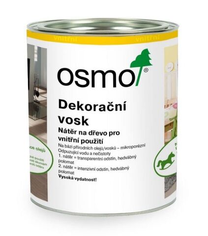 OSMO 3111 dekorační vosk - bílý, 0,75l