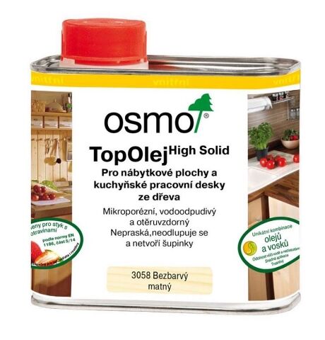 OSMO 3058 top olej - MAT, 0,5l