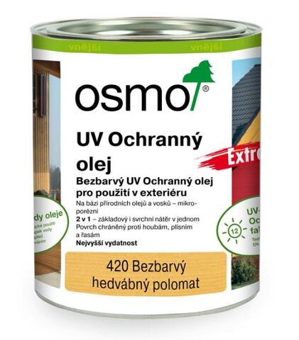 OSMO 420 UV ochranný olej EXTRA, 2,5l