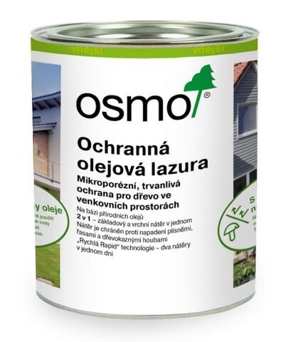 OSMO 732 Ochranná olejová lazura - dub sv. (732), 0,75l