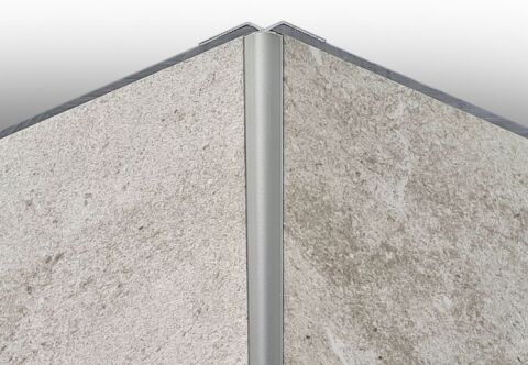 Rocko profil pro vnitřní roh, stříbrná