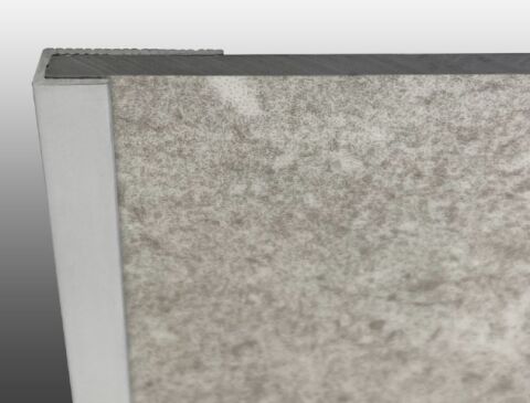 Rocko hliníkový C profil, stříbrná