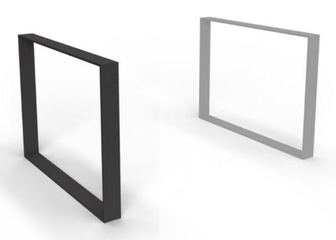 Stolová podnož Lipari 800 - 710x796 mm - černá - PÁR