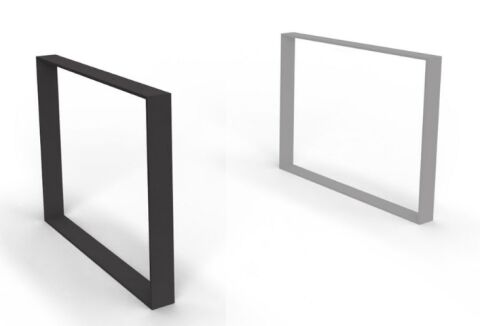 Stolová podnož Lipari 900 - 720x896 mm - černá - PÁR