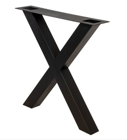 Stolová podnož X Strong - 710x796 - černá - pár