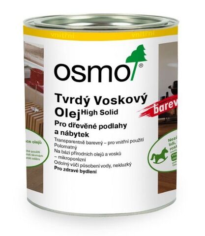 OSMO 3073 tvrdý voskový olej - hnědá zem, 0,75l