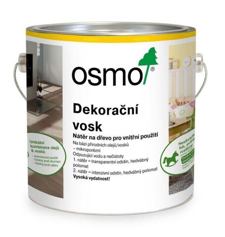 OSMO 3101 Dekorační vosk transparentní bezbarvý 2,5l