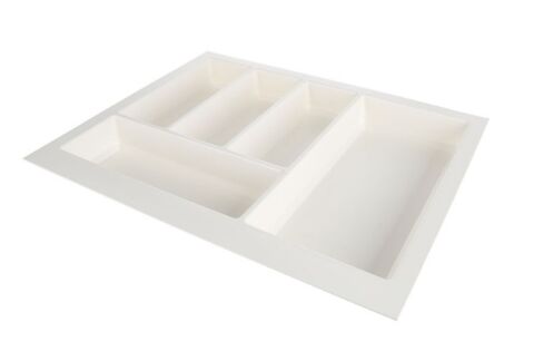 Příborník do zásuvky 60/45 (522x424 mm), Grained, bílá