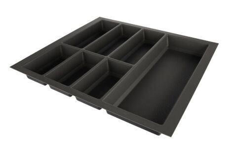 Příborník do zásuvky 100 (922x474 mm), Globe softTouch, šedá