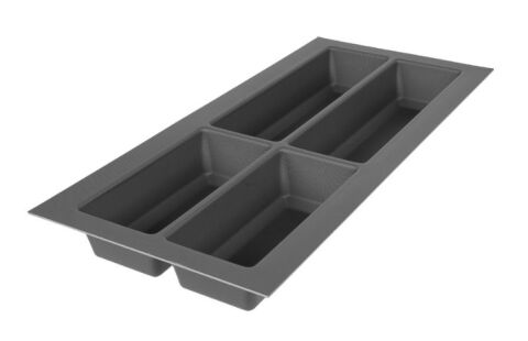 Příborník do zásuvky 30 (222x474 mm), Globe softTouch, šedá