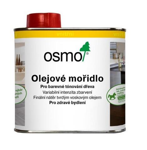 OSMO 3514 Olejové mořidlo, Grafit 0,5 l