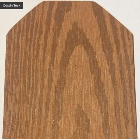 WPC plotový profil  s tříhrannou hlavou/Teak 90x13mm