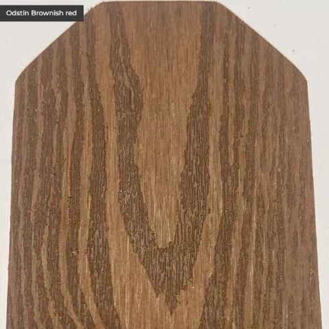 WPC plotový profil  s tříhrannou hlavou/Brownisch Red 90x13mm