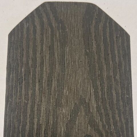 WPC plotový profil  s tříhrannou hlavou/Dark Grey 90x13mm