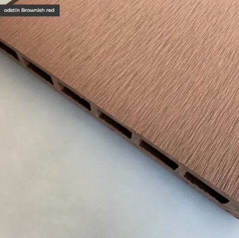 WPC Vodorovný plotový profil 210x21x2000mm Brownisch Red