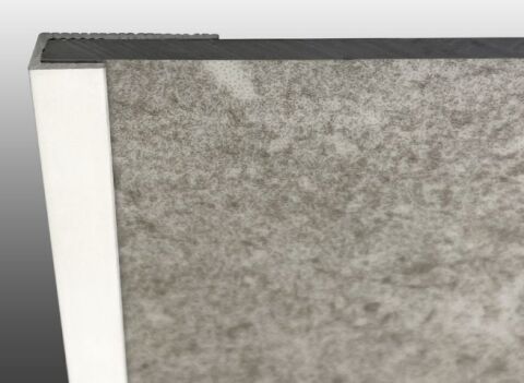 Rocko hliníkový C profil, bílá