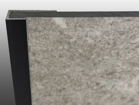 Rocko hliníkový C profil, černá