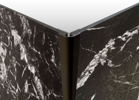 Rocko profil pro vnější roh, hnědá