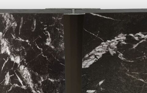 Rocko hliníkový T profil, hnědá