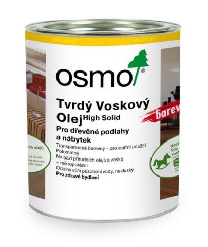 OSMO 3072 tvrdý voskový olej - Jantar, 0,75l