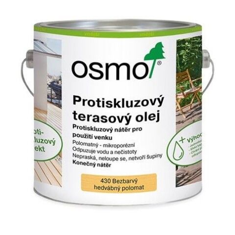 OSMO 430 Terasový olej Protiskluzný 2,5 l