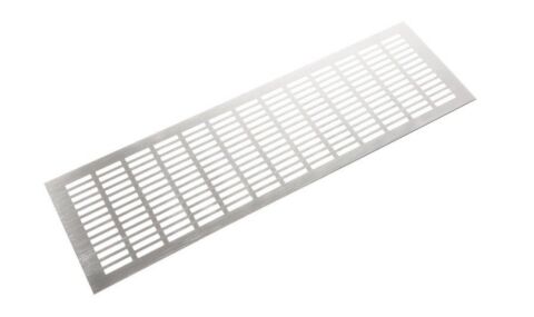 Hliníková větrací mřížka 150 x 500, imitace nerezu