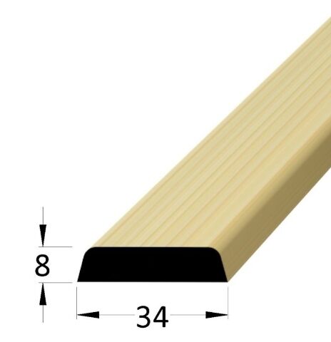 Lišta dřevěná krycí 8 x 34 x 2000mm, borovice/smrk