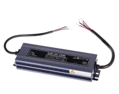 LED zdroj 24V, 150W, IP67 voděodolný, spínavý