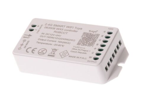 LED prijímač SMART WIFI Tuya ovladač pro RGBCCT pásky