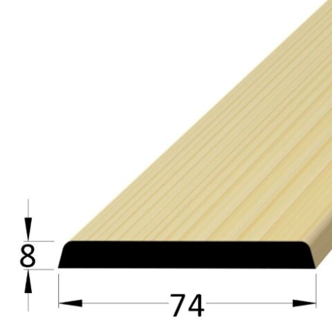 Lišta dřevěná krycí 8 x 74 x 2000 mm, borovice/smrk