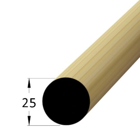 Lišta dřevěná kruhová, průměr 25 x 2400 mm, borovice / smrk