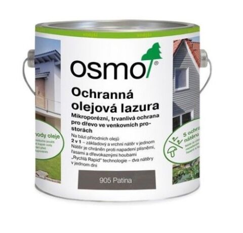 OSMO 905 Ochranná olejová lazura - Patina (905), 2,5l