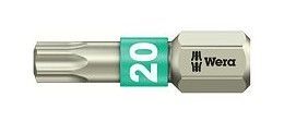 Bit T20 - 25mm, WERA - nerez, 1 ks