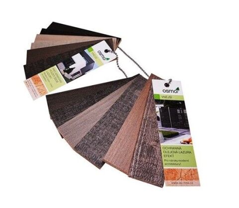 Osmo vzorník barev - Ochranná olejová lazura Effekt + šedé odstíny