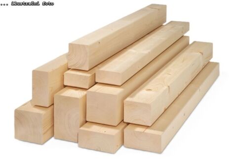 Hoblovaný KVH hranol smrk, nepohledová kvalita, C24 60x60x4000