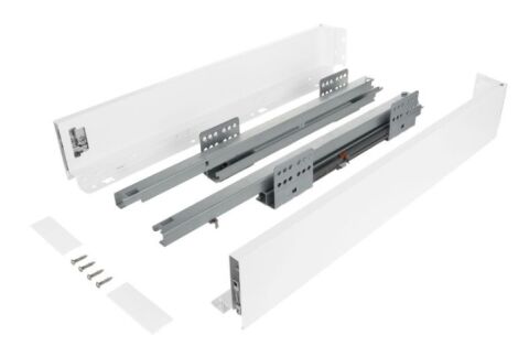 Výsuv ND60 (18mm) s dvojitou bočnicí, 84/270 mm, bílá