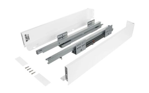 Výsuv ND60 (18mm) s dvojitou bočnicí, 84/550 mm, bílá