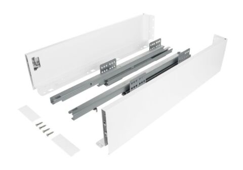 Výsuv ND60 (18mm) s dvojitou bočnicí, 116/300 mm, bílá