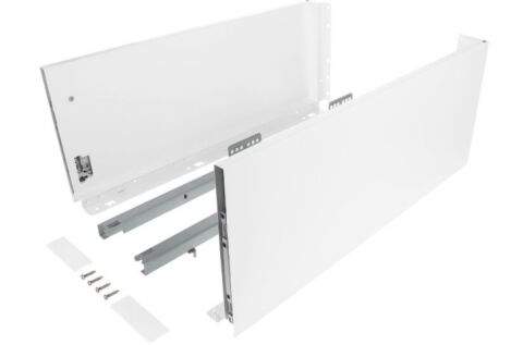 Výsuv ND60 (18mm) s dvojitou bočnicí, 199/300 mm, bílá