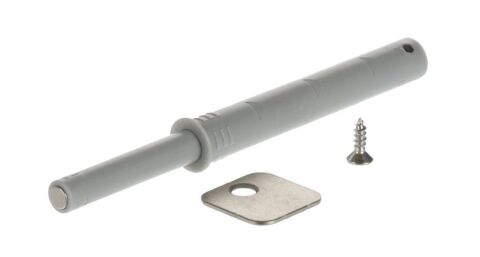 TIP-ON NK55 pro bezpružinové otevírání, pro vrtání 10 mm, 38 mm s magnetem, světle šedá