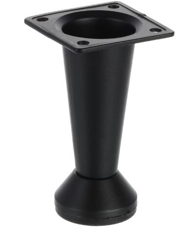 Noha nábytková, H80 mm , černá matná